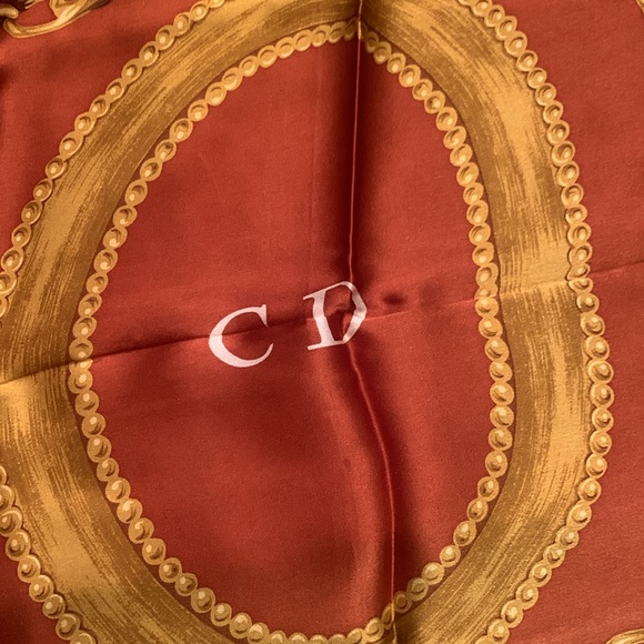 Christian Dior silk scarf - Picture 5 of 8